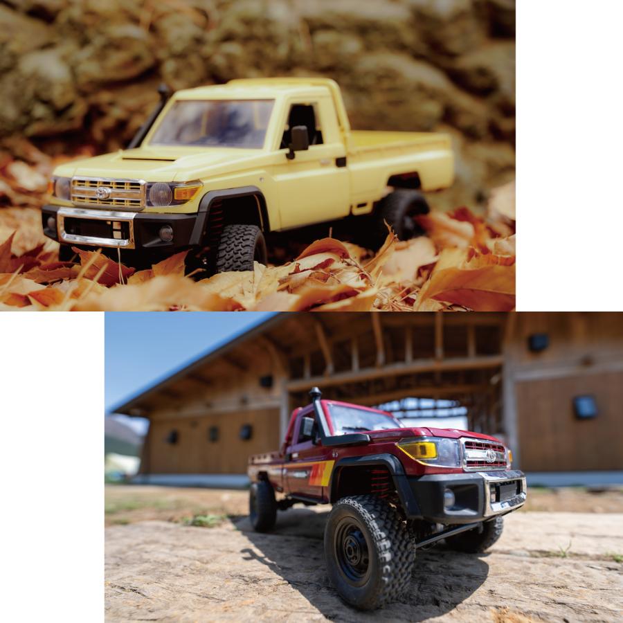 WPL JAPAN トヨタ ランドクルーザー79 1/12 アウトドアラジコン 4WD 四