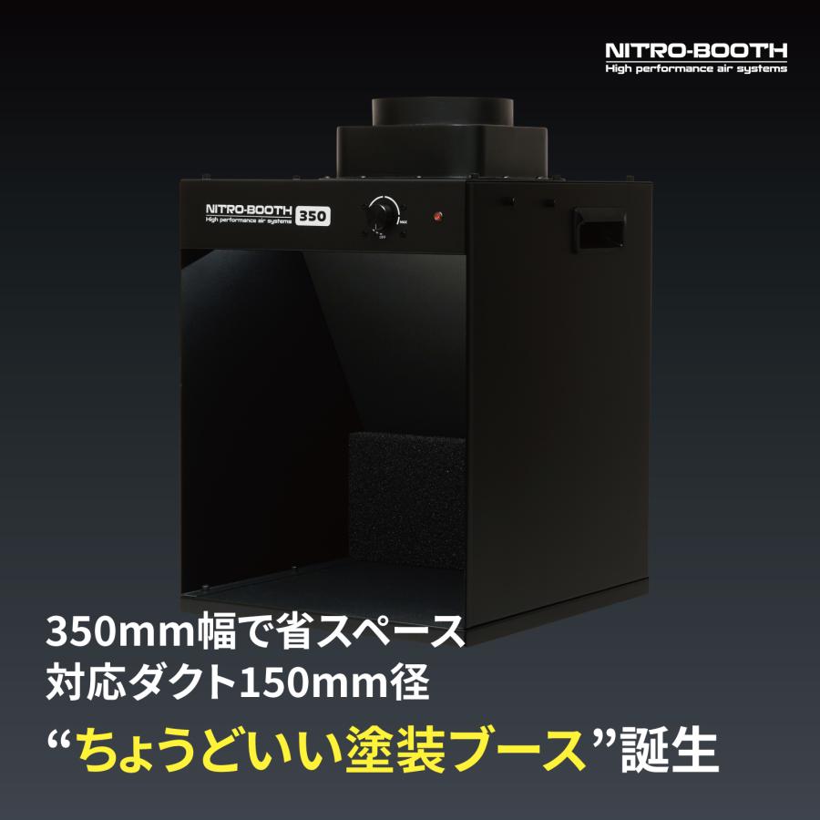 NITRO-BOOTH 350 高性能エアシステム NITRO-BOOTH 350 高性能エアシステム 充実の5点セット】NITRO