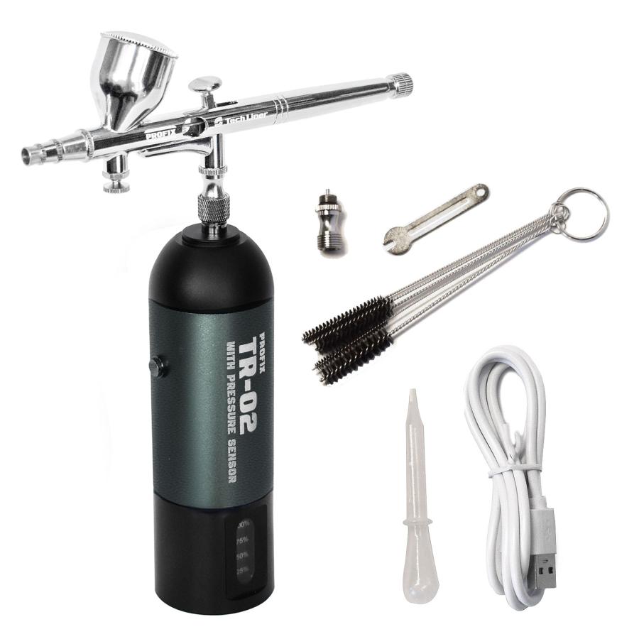 PROFIX エアブラシ 充電式 コンプレッサーセット レイウッド PROFIX エアブラシ 充電式 コンプレッサーセット レイウッド