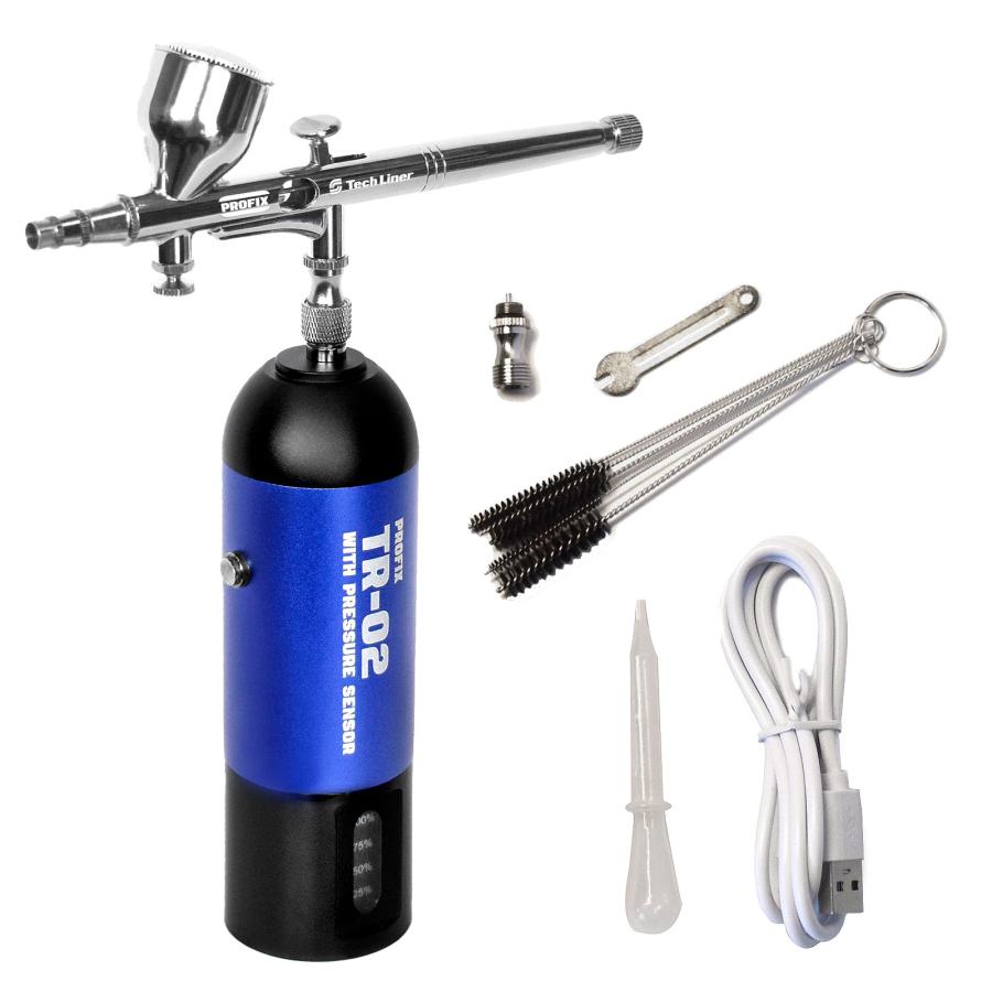 PROFIX エアブラシ 充電式 コンプレッサーセット レイウッド PROFIX エアブラシ 充電式 コンプレッサーセット レイウッド