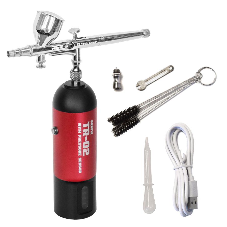 PROFIX エアブラシ 充電式 コンプレッサーセット レイウッド PROFIX エアブラシ 充電式 コンプレッサーセット レイウッド