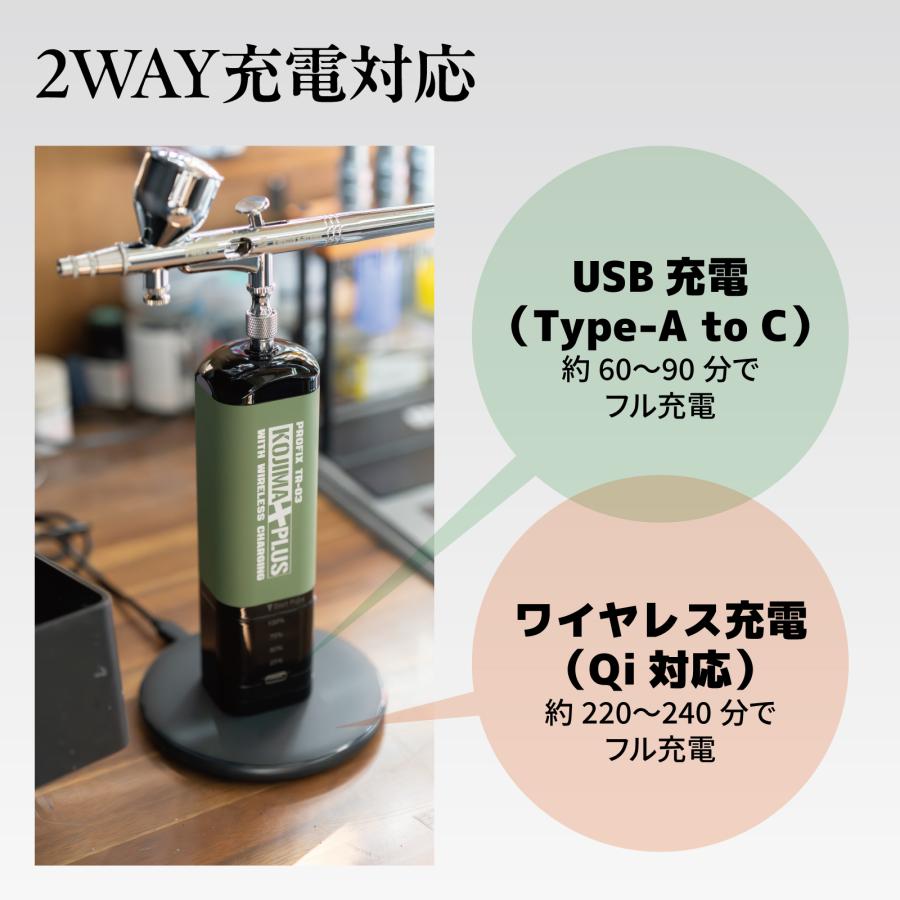 PROFIX PROFIX / RAYWOOD 充電式エアブラシ対応 バッテリー単品 TR-03