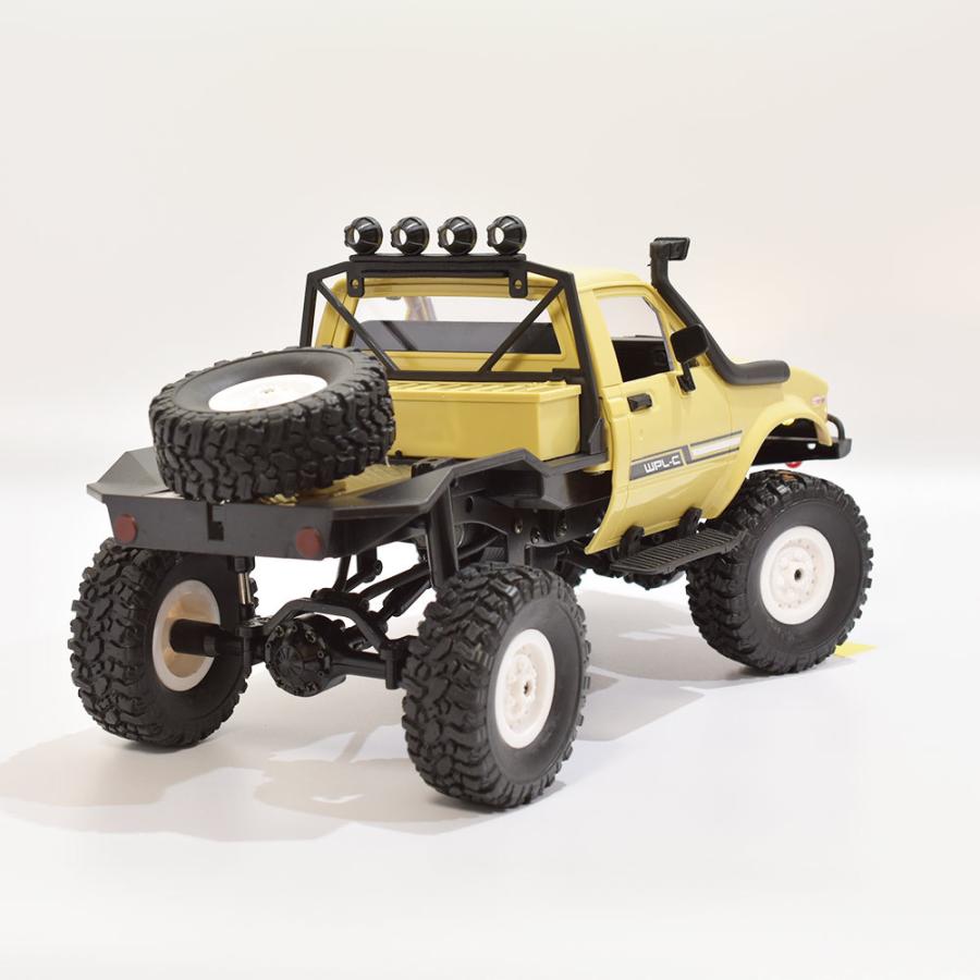 ラジコン ラジコンカー オフロード 1/16  WPL JAPAN C14  RCカー スケール 4WD クローラー RTR フルセット プロポセット wpl  キャンプ｜raywood｜10