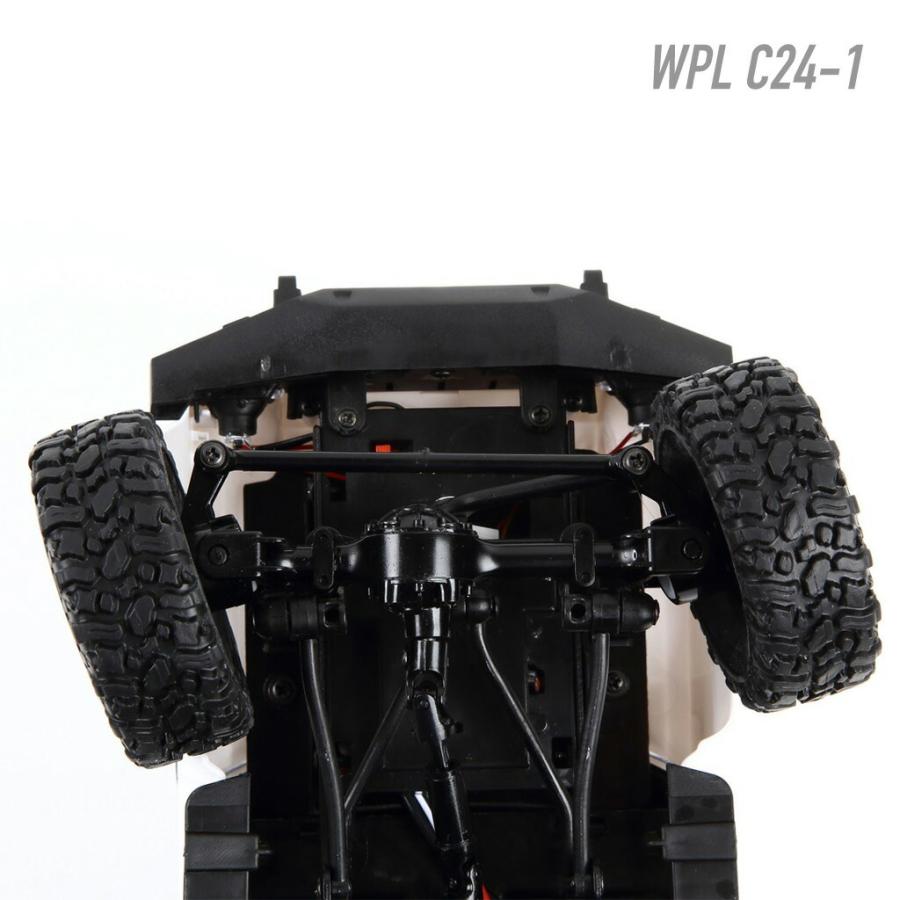 ラジコン ラジコンカー オフロード 1/16  WPL JAPAN C24-1 RCカー 1/16 スケール 4WD クローラー RTR フルセット プロポセット wpl  キャンプ 人気 初心者 大人｜raywood｜07