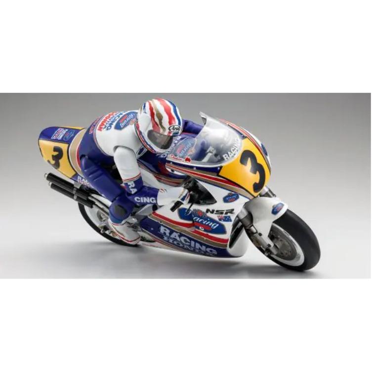 KYOSHO : HONDA NSR500 1:8 ハングオンレーサー Amazon | 京商 1/8 電動ハングオンレーサー ホンダ NSR500 1991 組立