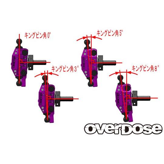 overdose アジャスタブルアルミナックルセット Type2