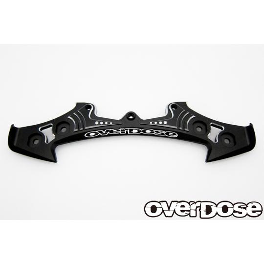 overdose OD2945アルミバンパーtype2/ブラック OVER DOSE OD2945 アルミバンパー Type-2 (For OD/ブラック) : ラジ魂