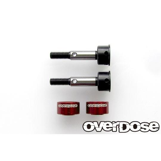 OVER DOSE OD2430b アクスルシャフトセット （For OD2278/レッド