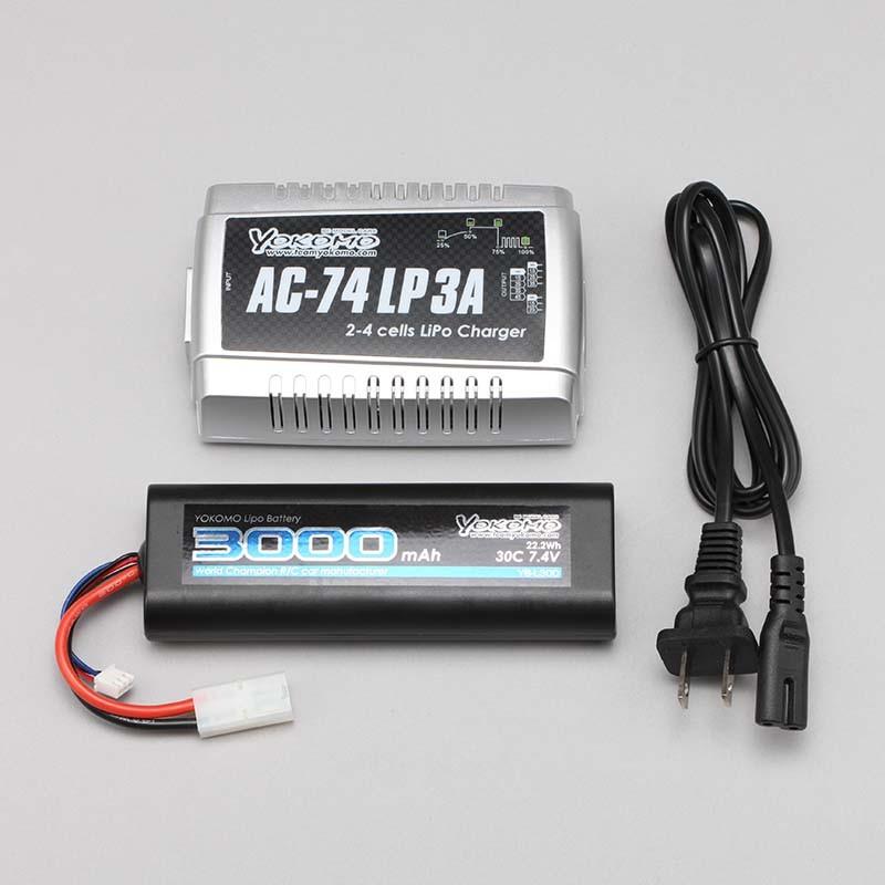ヨコモ YZ-LP300B Li-po 3000mAhバッテリー/AC-74LP3 専用充電器セット : ラジ魂ウェブショップ - 通販 - Yahoo!ショッピング ヨコモ YZ-LP300B Li-po 3000mAhバッテリー/AC-74LP3 専用充電器セット : ラジ魂ウェブショップ - 通販 - Yahoo!ショッピング