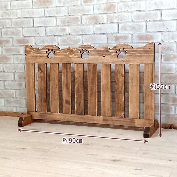 RPE-9 / 小型犬用ペットフェンス, 90×25×55cm, 木製フェンス 置くだけ