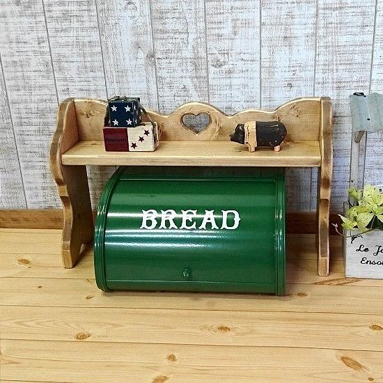 カントリー家具・楕円フリーテーブル（ハートのくり抜き）
