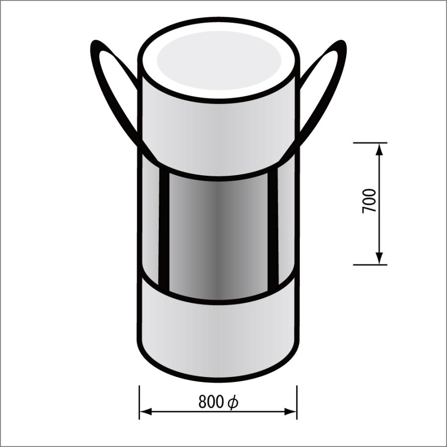 リレーバッグ RB35R2B-DO-BK 2袋入り 黒色 350リットル 排出口あり 造園用 土木用に最適 小型フレコン ブラックタイプ 長持ち汚れ対策 |  | 01