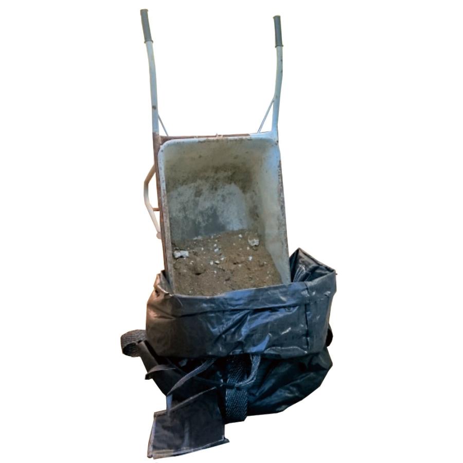 リレーバッグ RB35R2B-DO-BK 2袋入り 黒色 350リットル 排出口あり 造園用 土木用に最適 小型フレコン ブラックタイプ 長持ち汚れ対策 |  | 06