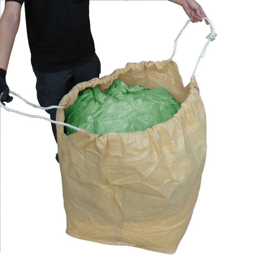 リレーバッグ RB30S2R-OC 20袋入り フタなし 小型フレコン 300リットル 資源回収フレコン 2点ロープ 投入口全開 排出口なし |  | 02