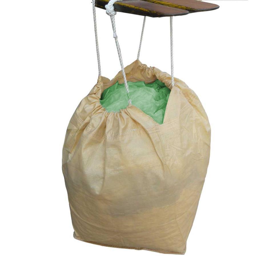 リレーバッグ RB30S2R-OC 20袋入り フタなし 小型フレコン 300リットル 資源回収フレコン 2点ロープ 投入口全開 排出口なし |  | 03