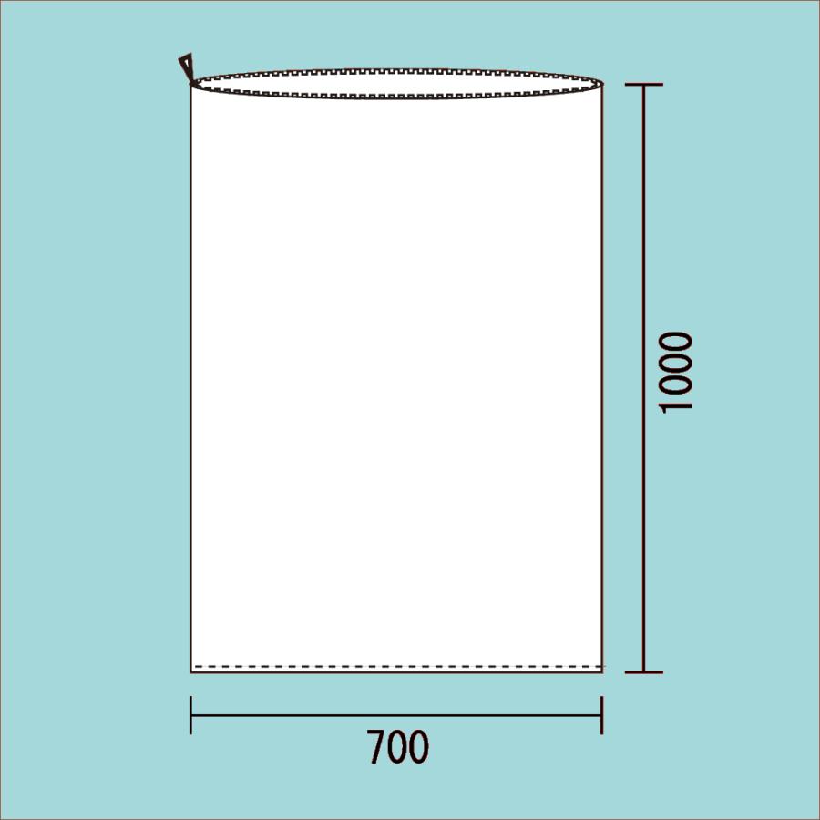 ファスナー付き万能小袋 スモールリレーバッグ 100枚入り 100リットル 資源回収 手持ちOK 白色生地 空き缶 ペットボトル サイズ：700×1000(mm) 容量100L |  | 02