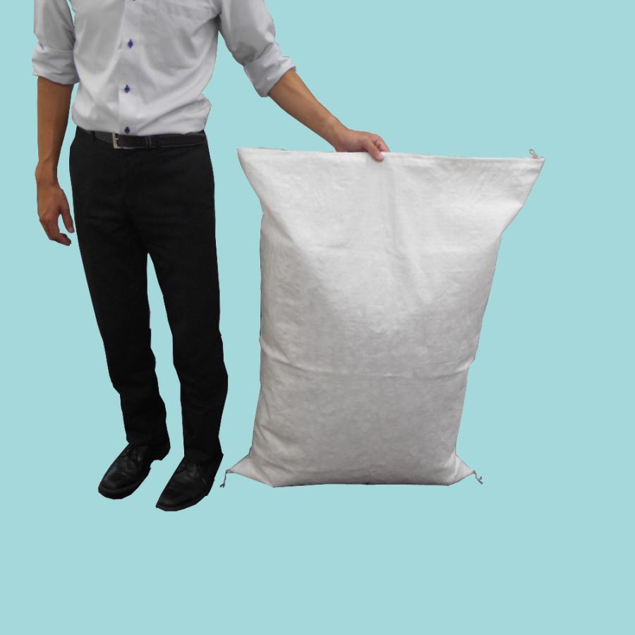 ファスナー付き万能小袋 スモールリレーバッグ 100枚入り 100リットル 資源回収 手持ちOK 白色生地 空き缶 ペットボトル サイズ：700×1000(mm) 容量100L |  | 04