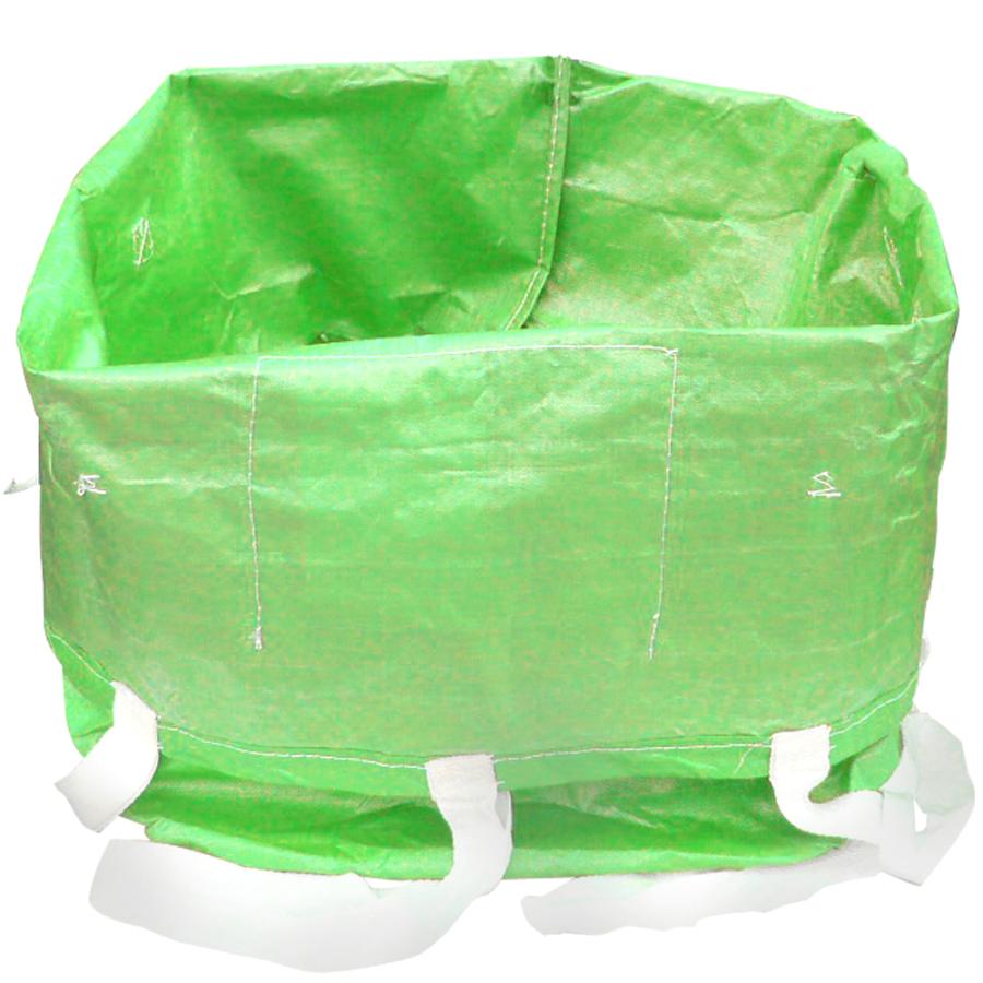 リレーバッグ RB35S8B-FCL-G 10袋入り 屋内用手持ちフレコン 緑色 セパレンジャー 分別用 350リットル 600×600×1100H(mm) 反転用持ち手 運搬用ベルト |  | 01