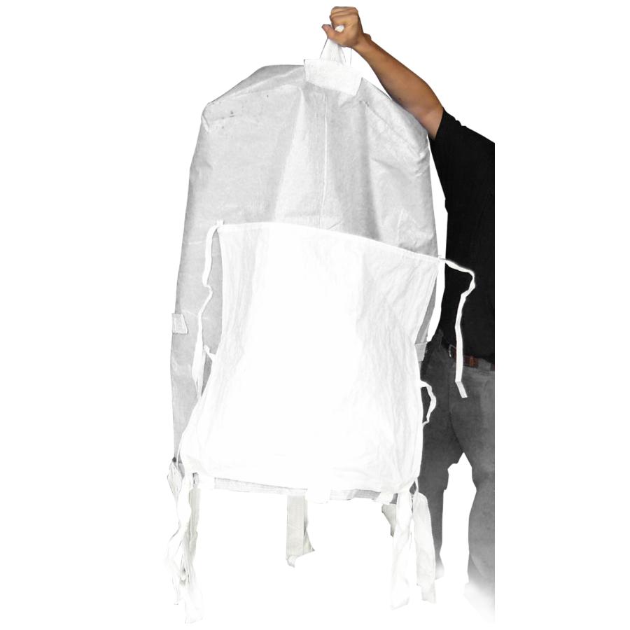 リレーバッグ RB35S8B-FCL-W 10袋入り 屋内用手持ちフレコン 白色 セパレンジャー 分別用 350リットル 600×600×1100H(mm) 反転用持ち手 運搬用ベルト |  | 03