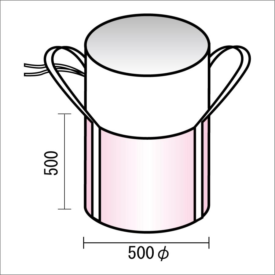小型フレコン ドラム缶の半分サイズ (5色セット) リレーバッグ RB10R2B-DCL 5色で分別 100リットル カラーバリエーション 資源回収 排出口なし |  | 09