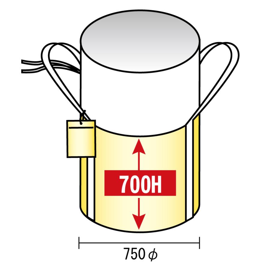 300リットル フレコン 10袋入り リレーバッグ RB30R2B-DC-2 耐荷重1000kg 少量・省スペース対応 コンパクト 小型フレコン ミニフレコン｜rb-relaybag｜06