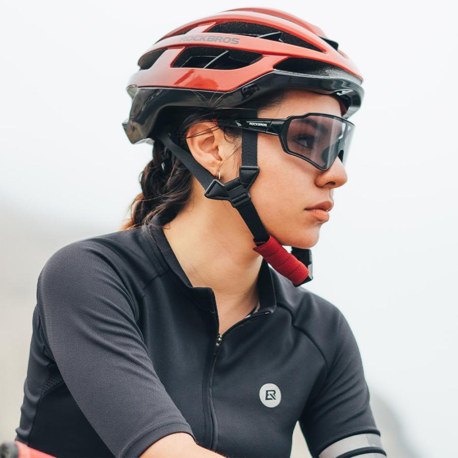 ROCKBROS サングラス 偏光 調光 レンズ 超軽量 紫外線カット UV400