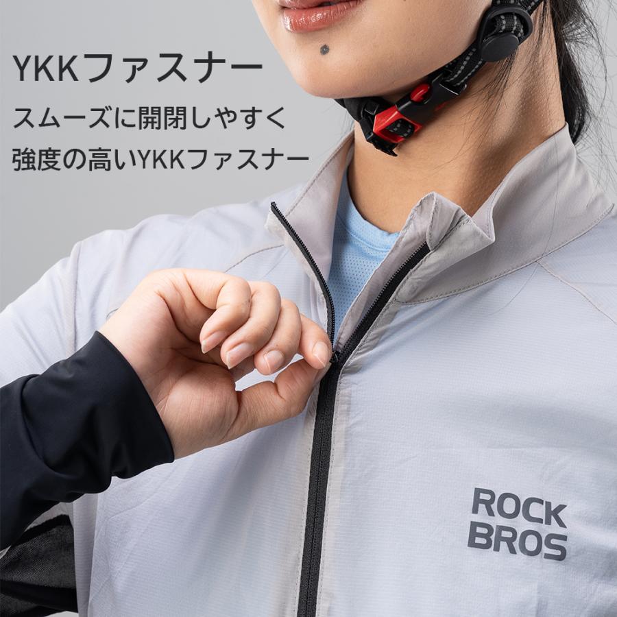 ROCKBROS バイク ジャケット 防風 ウィンドブレーカー 春 秋冬