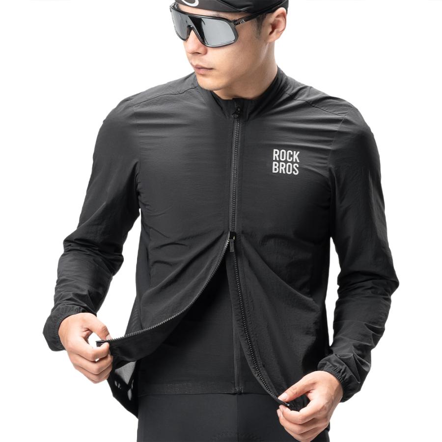 ROCKBROS バイク 原付 ウィンドブレーカー ジャンパー ウェア 長袖