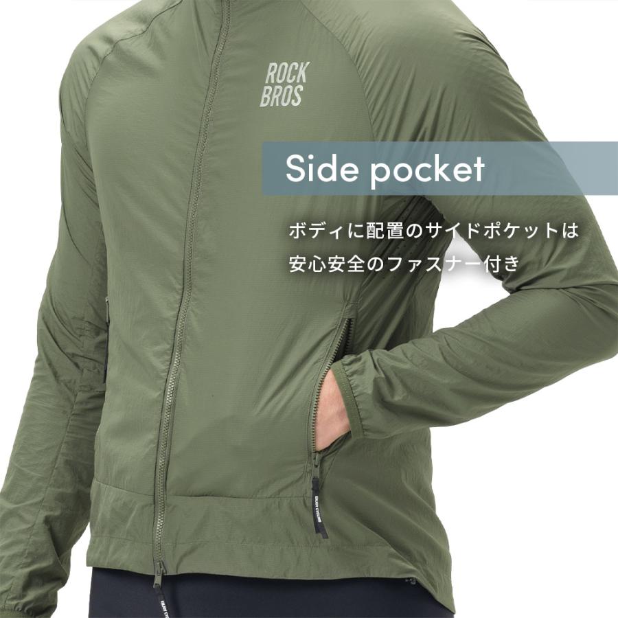 ROCKBROS バイク ウィンドブレーカー ジャケット ジャンパー メンズ