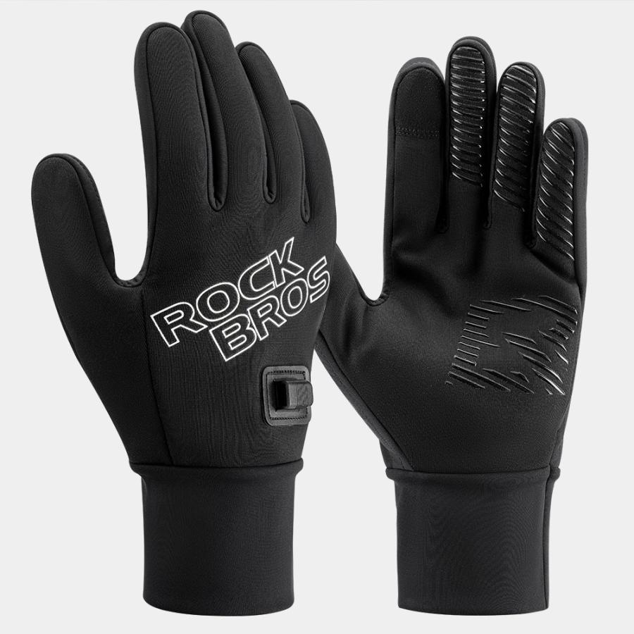 ROCKBROS バイク 電熱グローブ グローブ ヒーター 自転車 手袋 防寒 冬