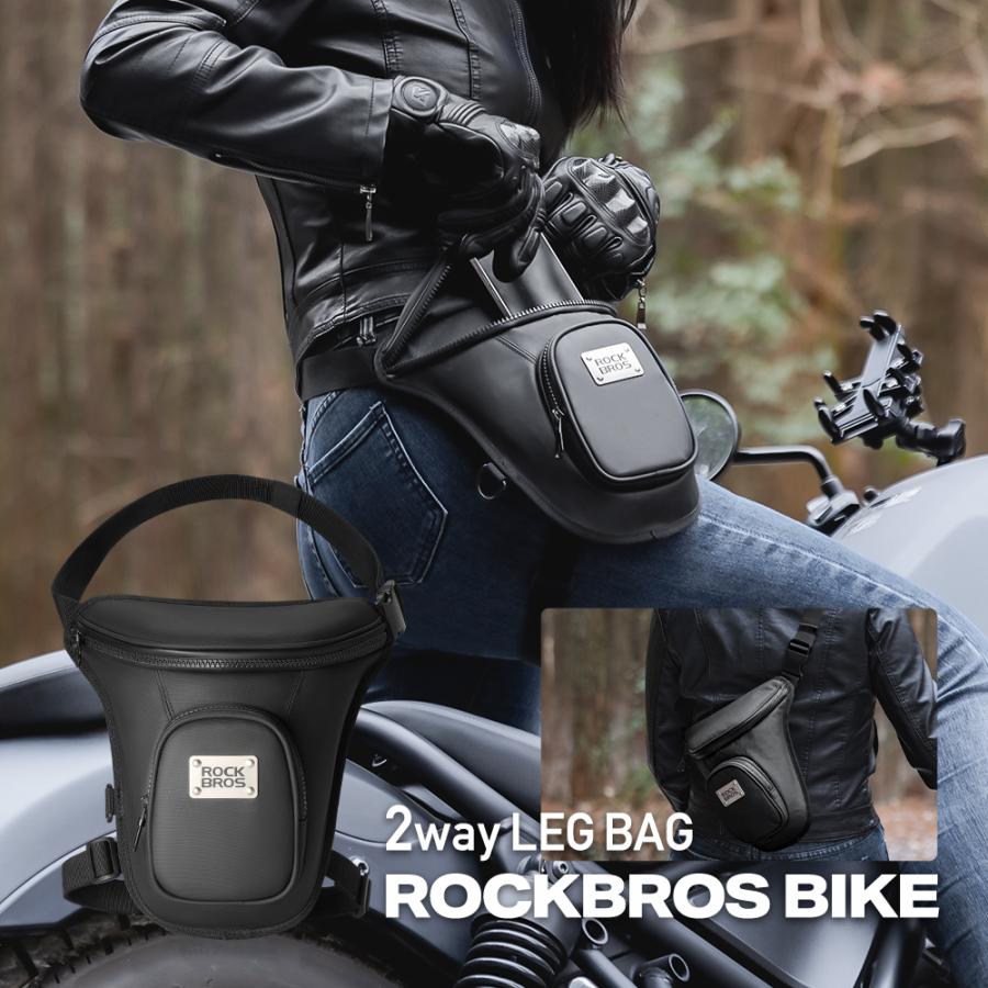 ROCKBROS バイク レッグバッグ ホルスター ショルダー バック 