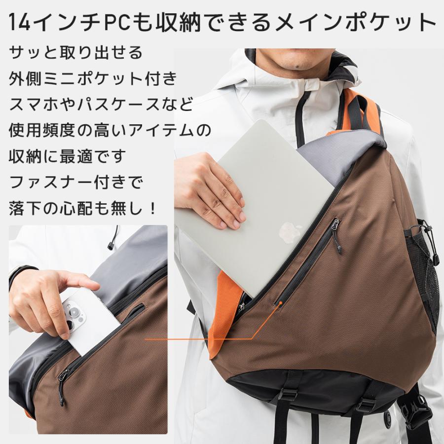ROCKBROS バイク 原付 ショルダーバッグ ワンショルダー ボディバッグ