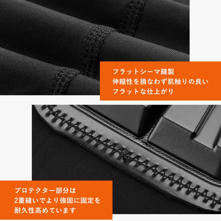 ROCKBROS バイク 自転車 プロテクター アームカバー 一体型 肘 衝撃