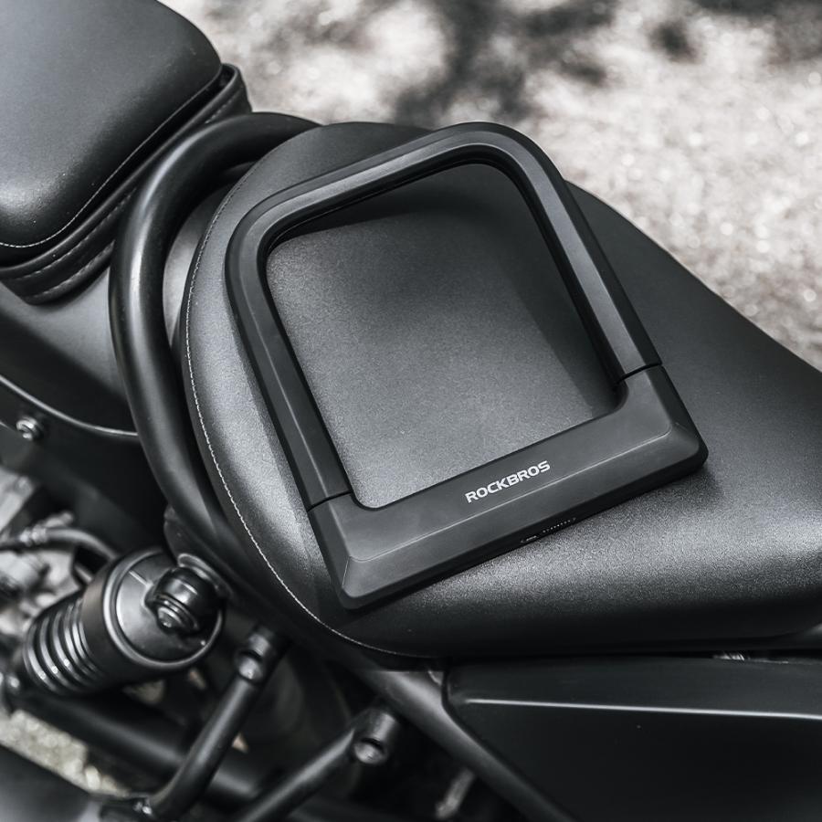 ROCKBROS バイク U字ロック 鍵 幅広 ワイド 原付 自転車 キックボード