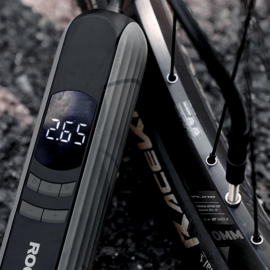 ROCKBROS バイク 電動 空気入れ スリム 自動車 自転車 車椅子 Type-C