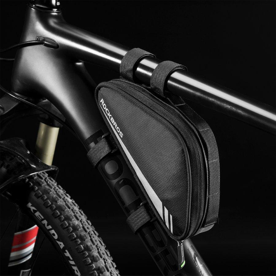 自転車 フレームバッグ 車体装着バッグ トライアングル コンパクト