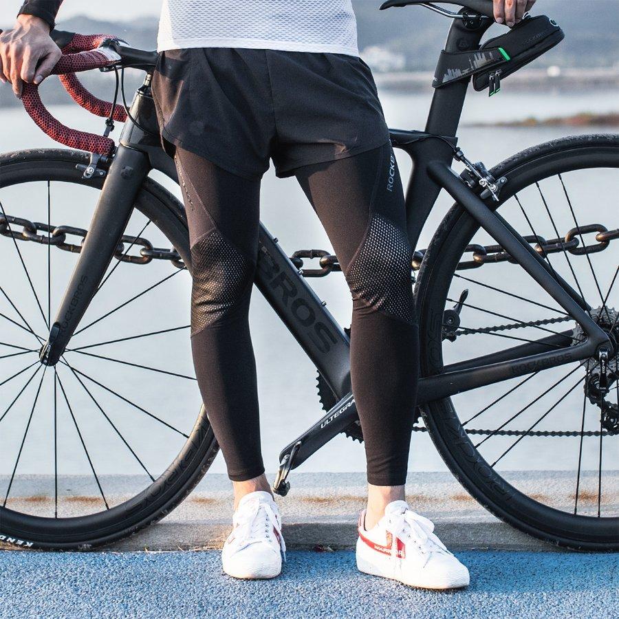 予約受付中】メンズ サイクルパンツ サイクリングパンツ 秋冬 自転車パンツ 裏起毛 レーサーパンツ パッド サイクルウェア( ホワイト, XL) ウェア THRLEGBIRD サイクルパンツ メンズ サイクルタイツ ロング 3Dパッド付き レーサーパンツ ロードバイク サイクリング 春夏用 痛