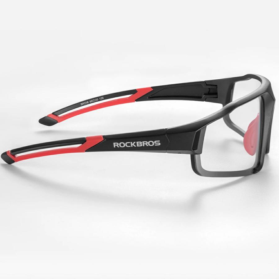 ROCKBROS バイク サングラス 調光 レンズ UV400 ハードケース付 メンズ