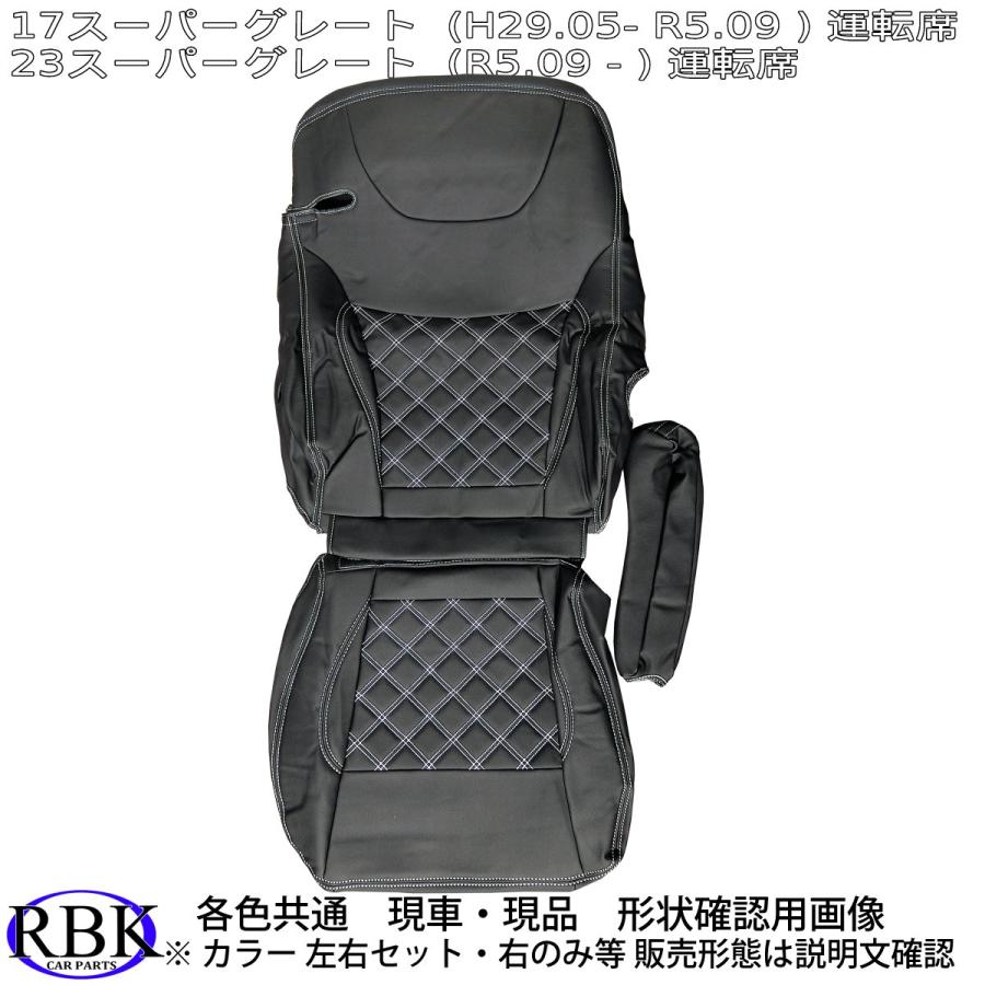 RBK CarParts シートカバー 17 スーパーグレート 23 スーパーグレート