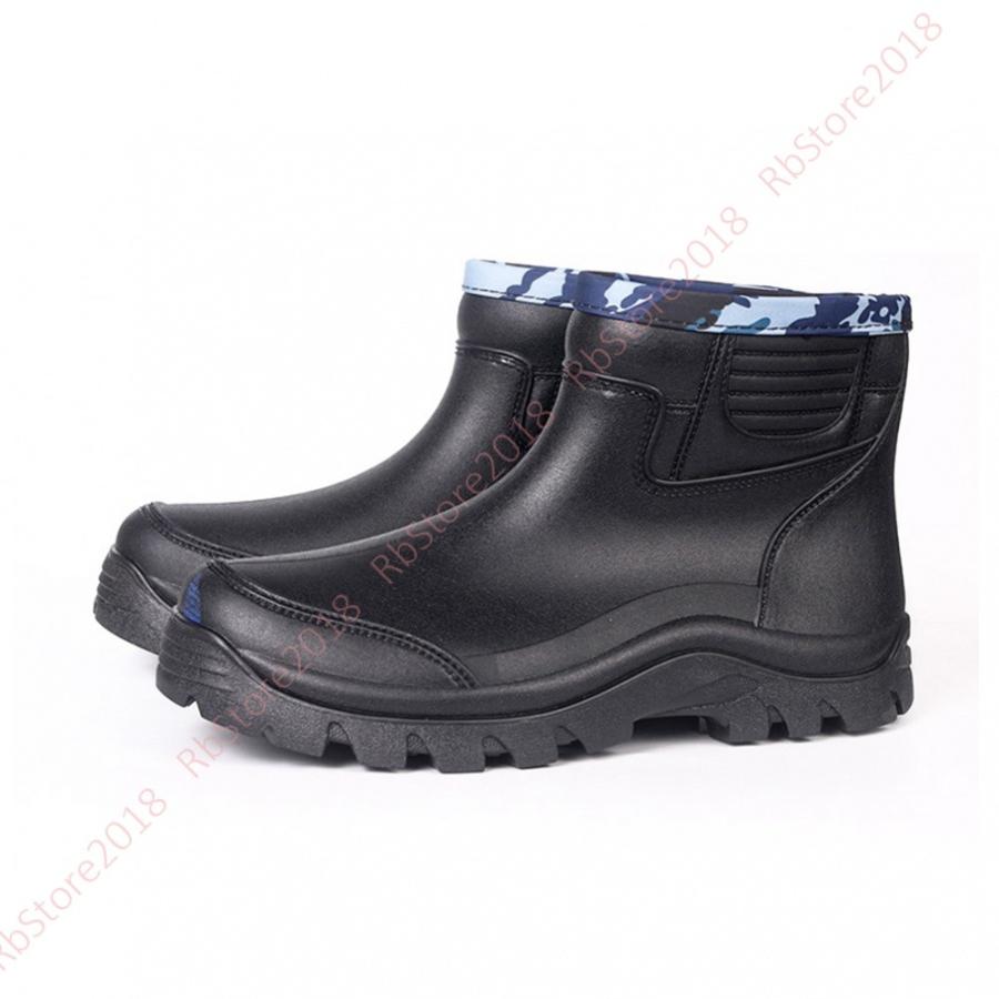 メンズ ショート レインブーツ Pvc ラウンドトゥ フラット レインシューズ 厚底 メンズ 雨靴 防水 防滑 ゴム長靴 幅広 軽量 防水ブーツ カジュアル アウトドア Www Balviten Cz