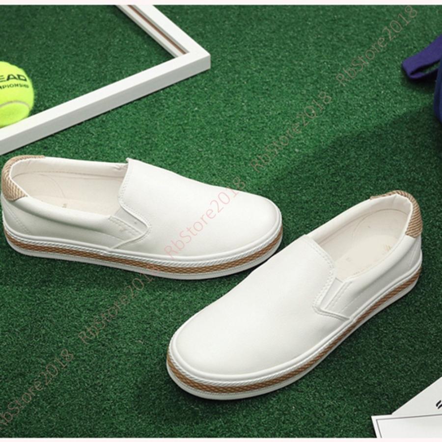 スリッポン レディース ローカット Pu レザー スニーカー デッキシューズ カジュアルシューズ レディース 靴 フラットシューズ 大きいサイズ オシャレ Fakfakkab Go Id