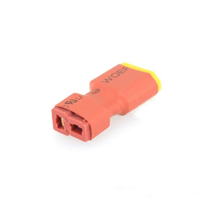 MCP1015A  T型2ピンコネクターメス-XT60コネクターオス変換アダプター | 