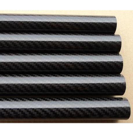 CPST1210RC　3Kカーボンパイプ  斜め織艶有り　外径12mm内径10mm　 | 