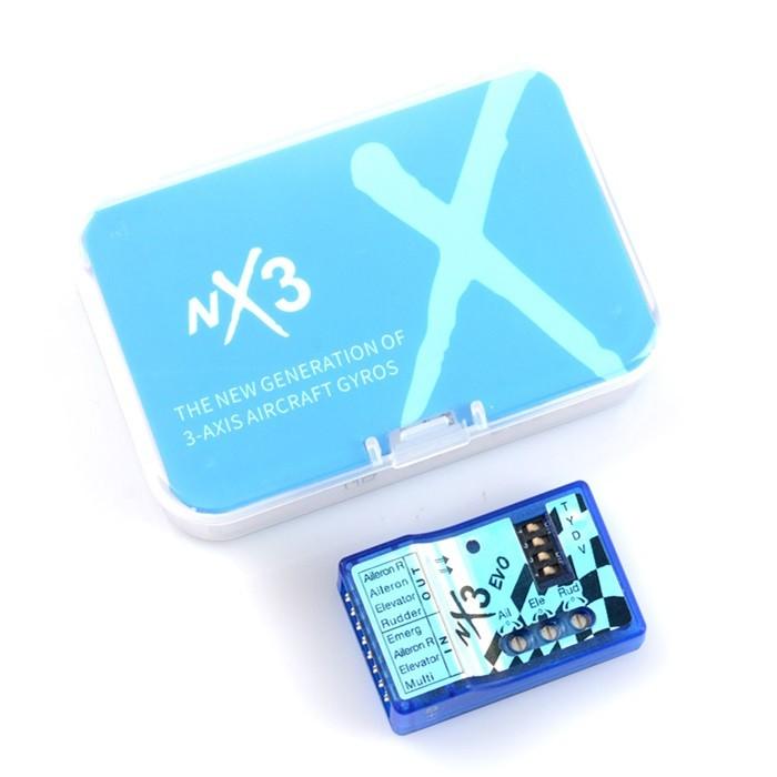 NX3EVO  電動飛行機用レスキューモード付3軸ジャイロ | 