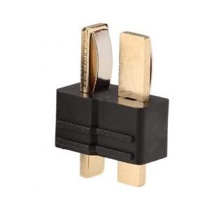 AMASST2MB  AMASS滑り止め付T型2ピンコネクターオス  黒 | 