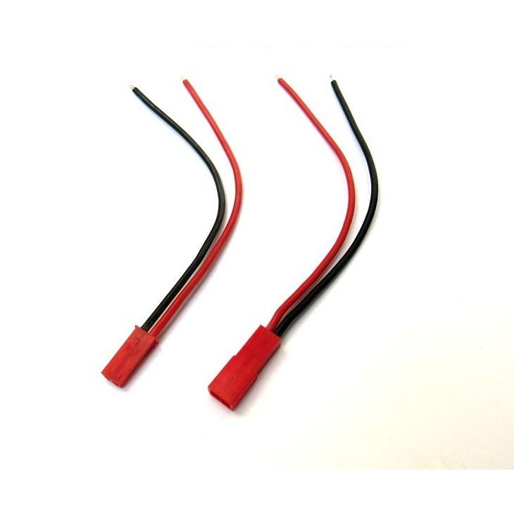 JSTコネクターオスメスセットリード線10cm付セット   JSTMF10SET | 