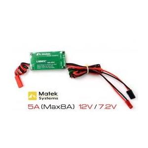 MATEK12V5A  MATEK 12V/7.2V出力外付BEC　大容量5Aタイプ | 