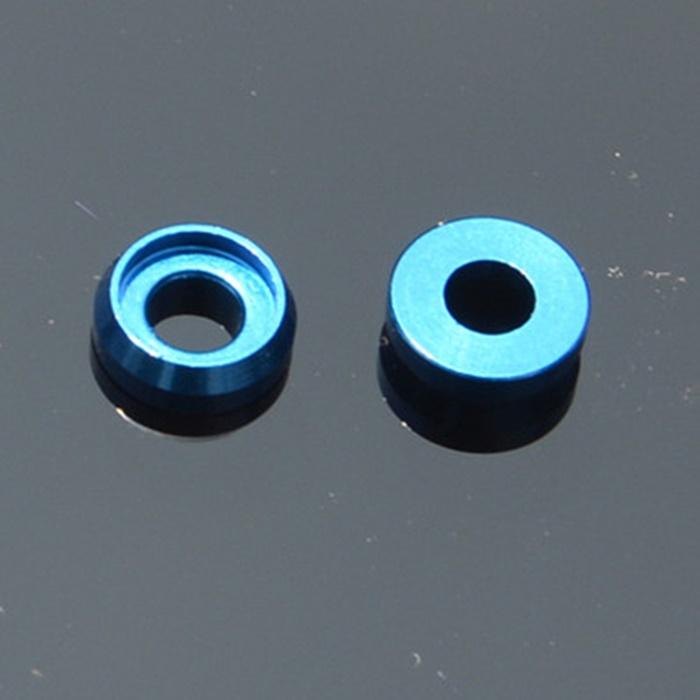 ALCW25BL  アルミカラーワッシャー　M2.5　メタリックブルー　10個入り | 