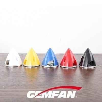 GEMFAN　アルミボトムプレートスピンナー70mm　黄　GEMASP70Y | 