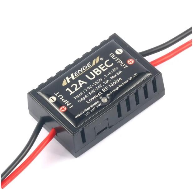 HENGE 12A　UBEC　出力電圧5V　6V　7.4V　3モード切替 | 